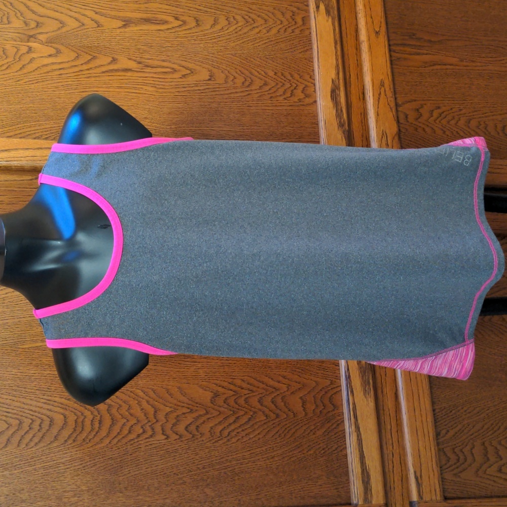 SO pink & gray Workout Top - 14